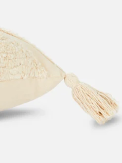 Primark Almofadas Decorativas E Capas^Almofada Decorativa Retangular Tufada Com Franjas