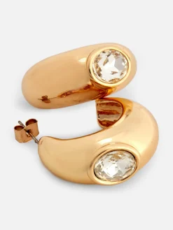 MULHER Primark Bijutaria^Argolas Grossas Imitação Pedras Preciosas Rita Ora