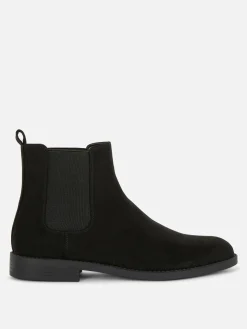 MULHER Primark Botas^Botas Chelsea Imitação Camurça