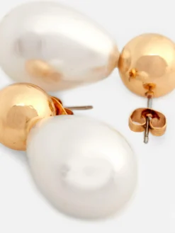 MULHER Primark Bijutaria^Brincos Pendentes Imitação Pérolas