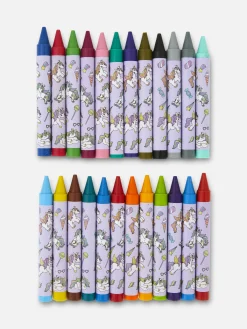 Primark Lápis De Cor^Caixa Lápis Cera Unicórnio