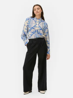 MULHER Primark Calças E Leggings^Calças Chino Corte Perna Larga