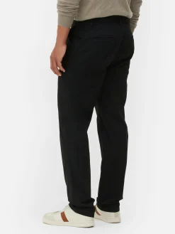 Primark Calças^Calças Chino Elásticas Corte Perna Direita