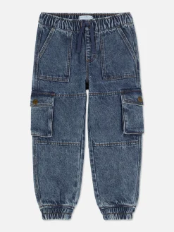 Primark Calças De Ganga^Calças Ganga Cargo Dobra