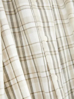 Primark Camisas^Camisa Manga Curta Xadrez Texturada