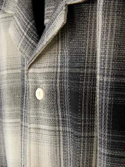 Primark Camisas^Camisa Manga Curta Xadrez Texturada