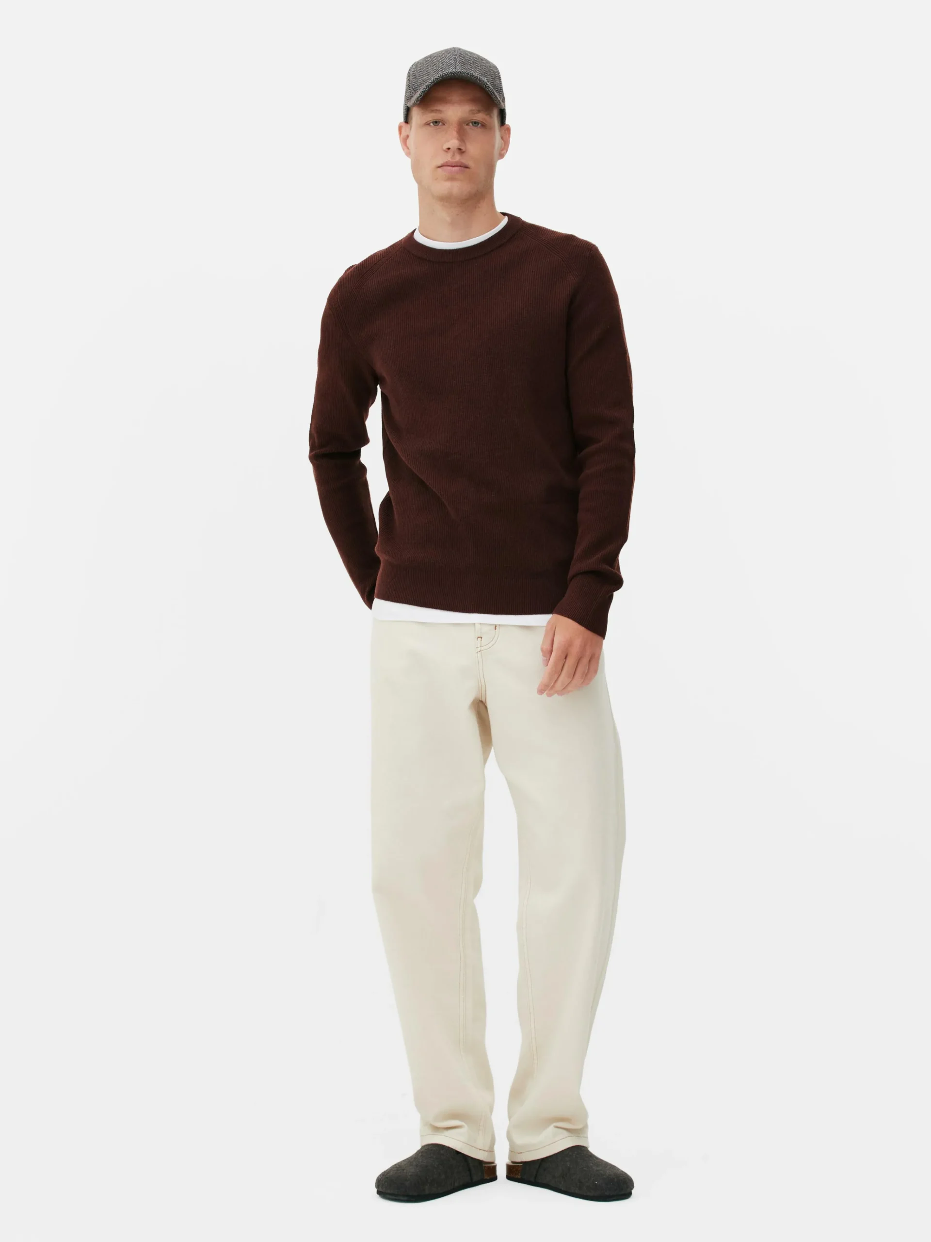 Primark Camisolas E Casacos De Malha^Camisola Canelada Decote Redondo