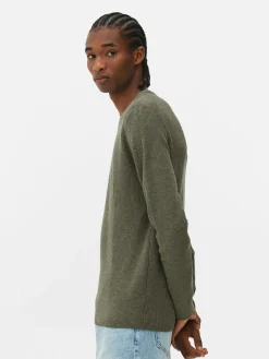 Primark Camisolas E Casacos De Malha^Camisola Canelada Decote Redondo