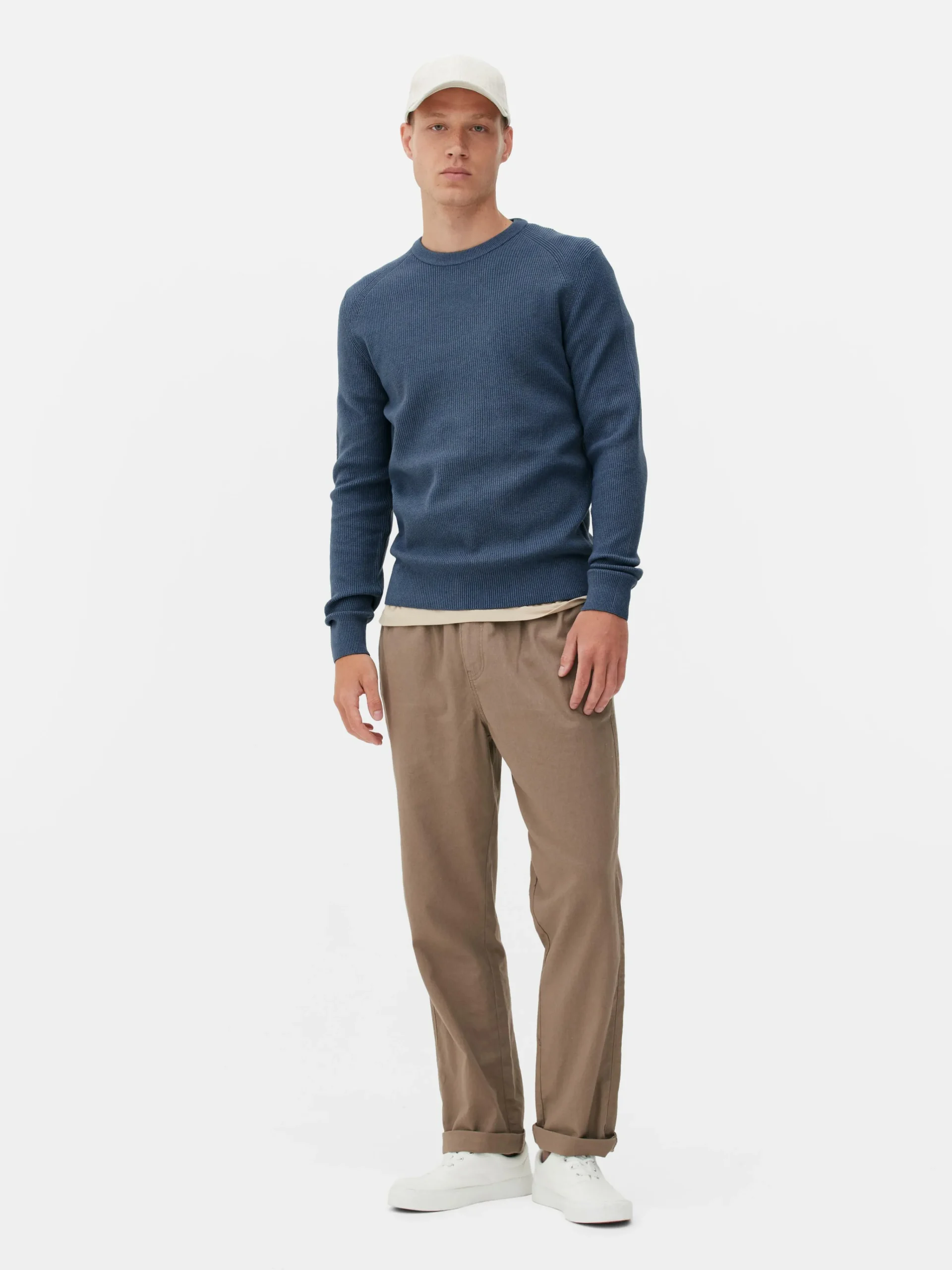 Primark Camisolas E Casacos De Malha^Camisola Canelada Decote Redondo