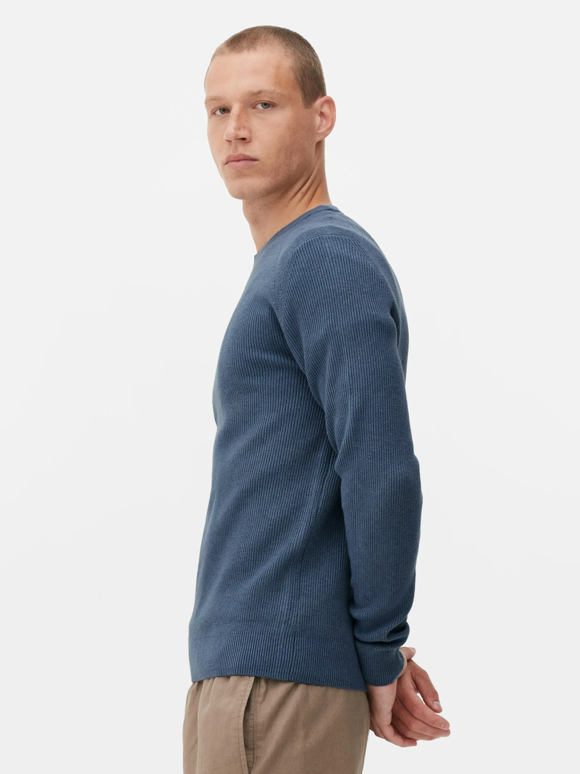 Primark Camisolas E Casacos De Malha^Camisola Canelada Decote Redondo