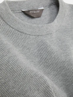 Primark Camisolas E Casacos De Malha^Camisola Canelada Decote Redondo