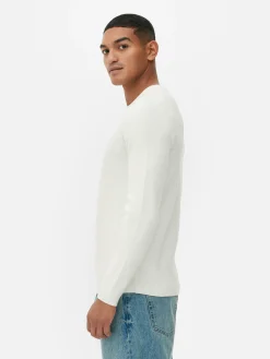 Primark Camisolas E Casacos De Malha^Camisola Canelada Decote Redondo