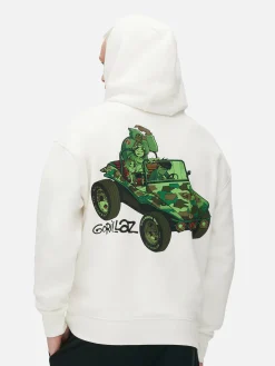 Primark Camisolas E T-Shirts Com Estampado Gráfico|Camisolas Com E Sem Capuz^Camisola Capuz Padrão Camuflado Gorillaz