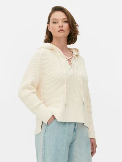 MULHER Primark Camisolas E Casacos De Malha^Camisola Capuz Ziguezague Frente