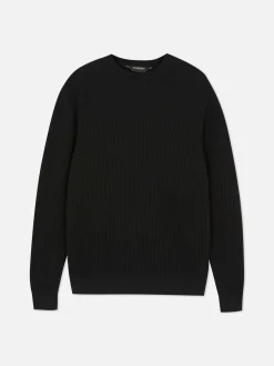 Primark Camisolas E Casacos De Malha^Camisola Decote Redondo Malha Entrançada