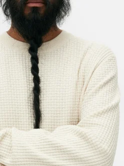 Primark Camisolas E Casacos De Malha^Camisola Decote Redondo Malha Entrançada