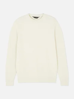 Primark Camisolas E Casacos De Malha^Camisola Decote Redondo Malha Entrançada