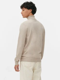 Primark Camisolas E Casacos De Malha^Camisola Gola Alta Malha Fina