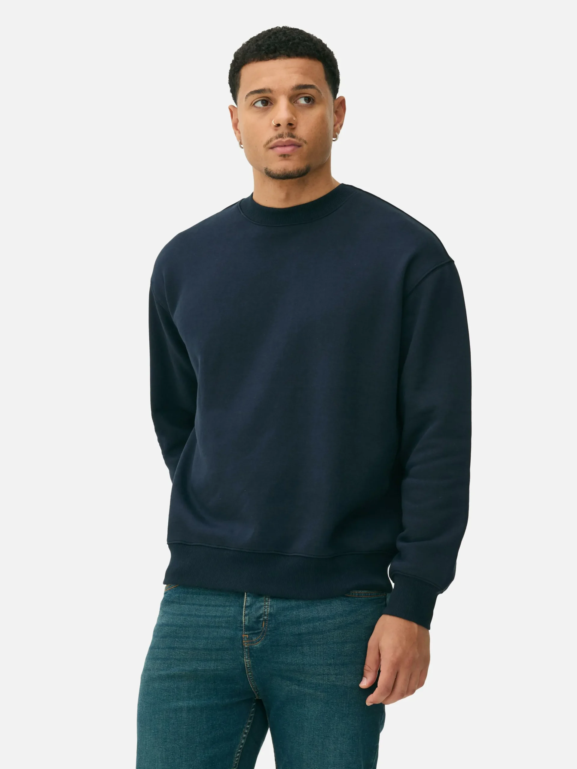 Primark Camisolas Com E Sem Capuz^Camisola Gola Redonda Corte Grande