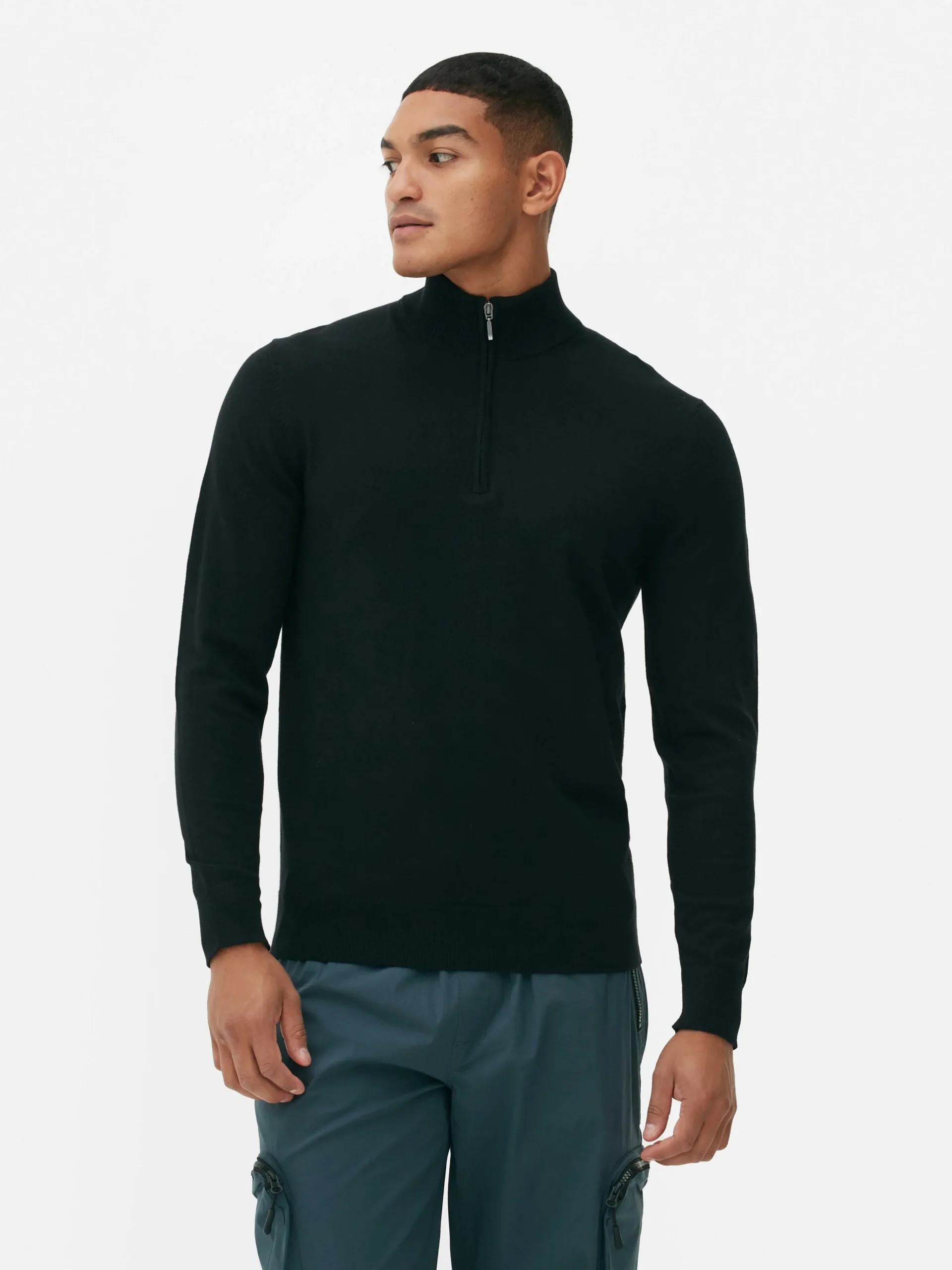 Primark Camisolas E Casacos De Malha^Camisola Malha 1/2 Fecho Correr