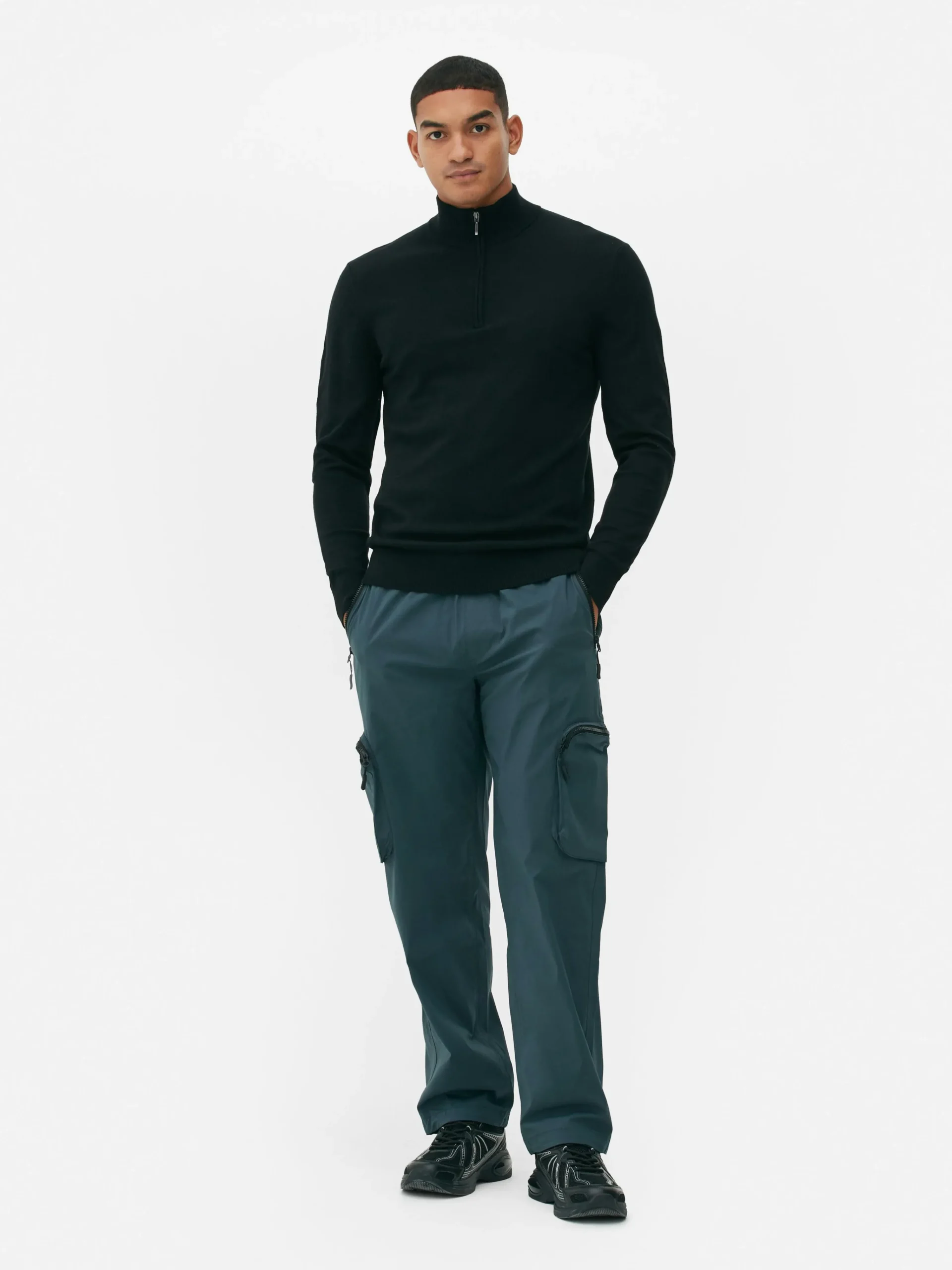 Primark Camisolas E Casacos De Malha^Camisola Malha 1/2 Fecho Correr