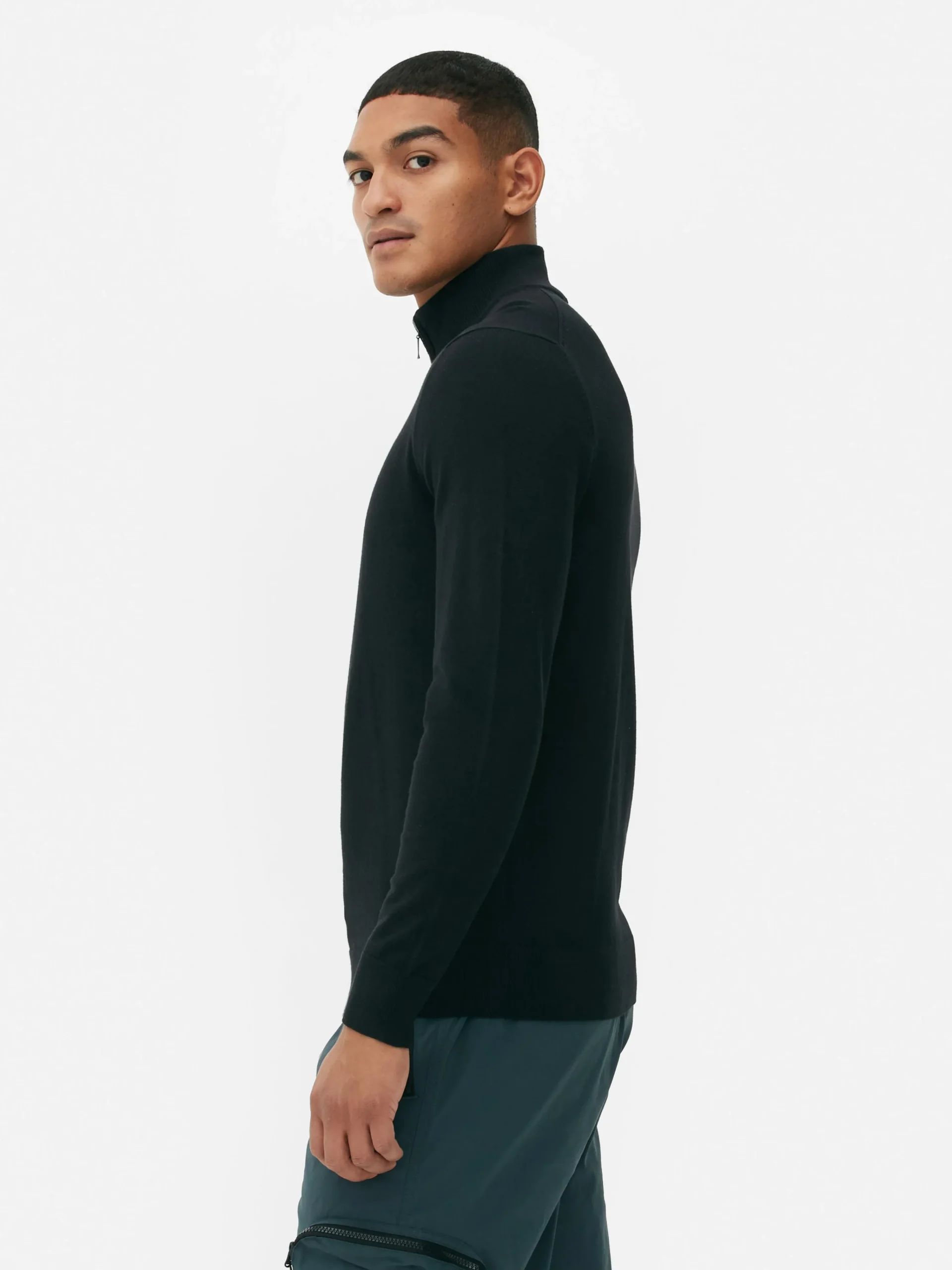 Primark Camisolas E Casacos De Malha^Camisola Malha 1/2 Fecho Correr