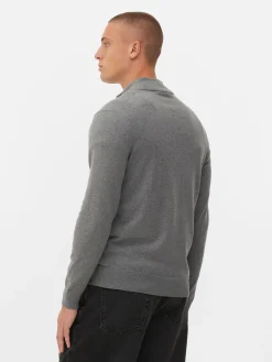 Primark Camisolas E Casacos De Malha^Camisola Malha 1/2 Fecho Correr