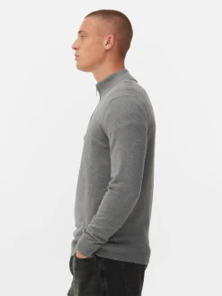 Primark Camisolas E Casacos De Malha^Camisola Malha 1/2 Fecho Correr