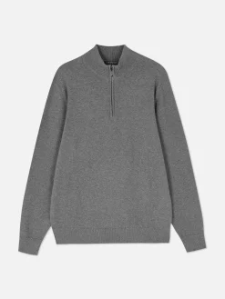 Primark Camisolas E Casacos De Malha^Camisola Malha 1/2 Fecho Correr