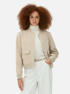 MULHER Primark Casacos E Blusões^Casaco Bomber Tecido Coordenado