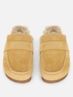 MULHER Primark Chinelos E Pantufas|Chinelos E Pantufas^Chinelos Loafer Forrados Imitação Pelo