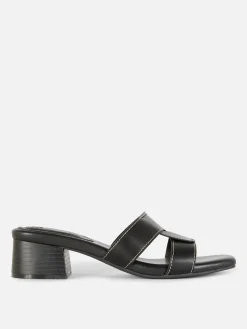 MULHER Primark Sapatos De Salto Alto^Chinelos Salto Tiras Elos