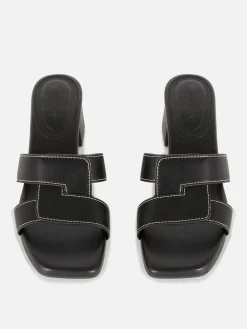 MULHER Primark Sapatos De Salto Alto^Chinelos Salto Tiras Elos