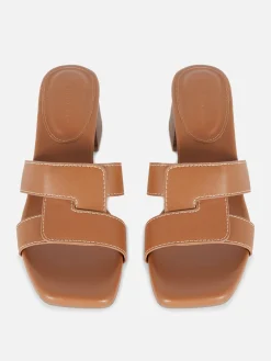 MULHER Primark Sapatos De Salto Alto^Chinelos Salto Tiras Elos