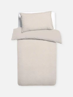 Primark Capas E Conjuntos De Edredão^Conj. Capa Edredão Solteiro Padrão Chevron Pinsonic