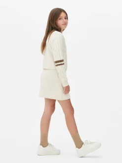 Primark Conjuntos E Visuais^Conj. Coordenado Camisola Malha Entrançada/saia