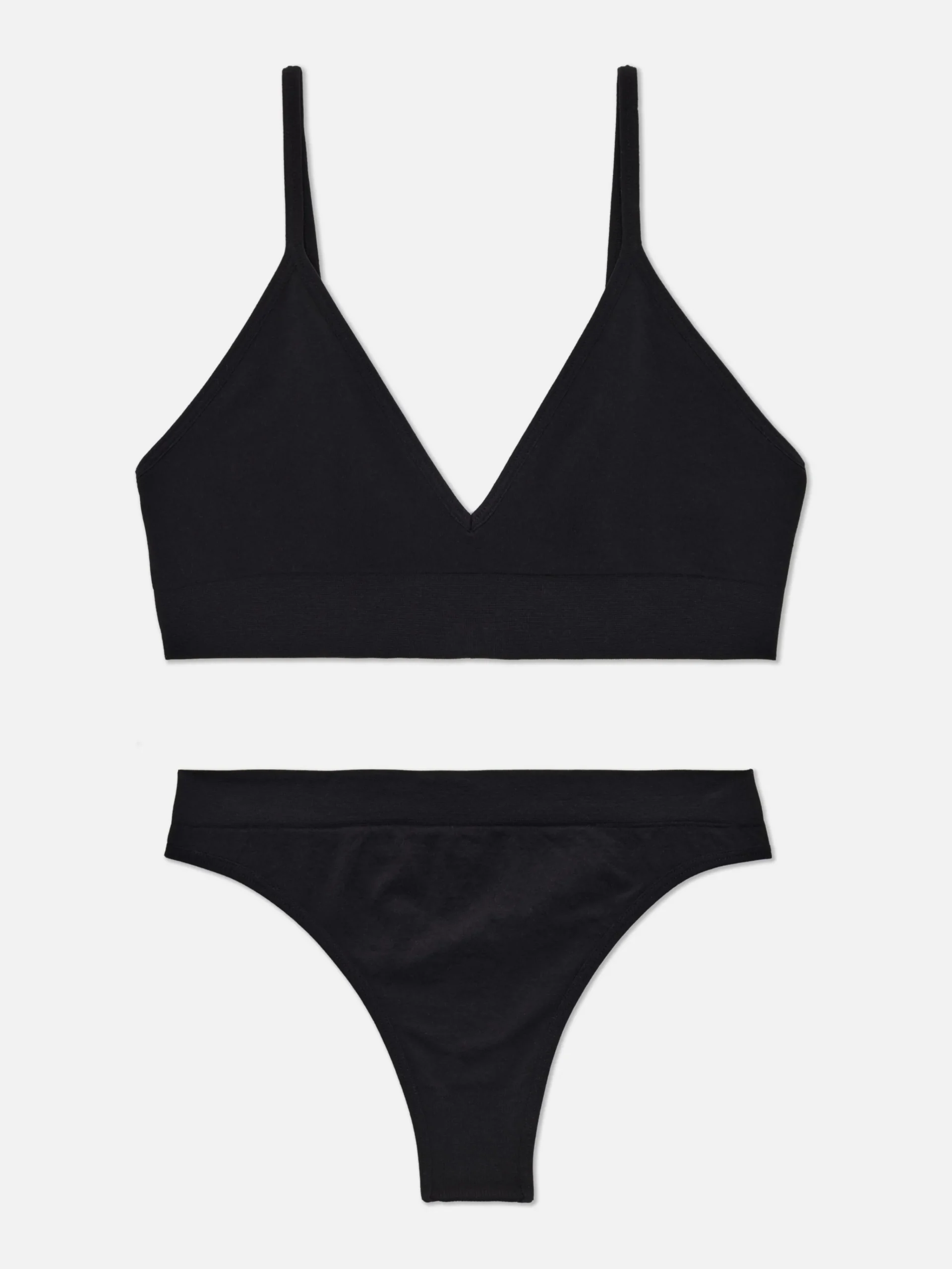 MULHER Primark Conjuntos De Lingerie^Conjunto Bralette Triângulo/tanga S/ Costuras