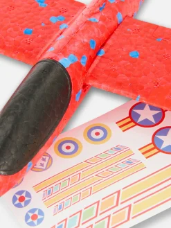 Primark Brinquedos De Madeira^Conjunto Brinquedo Avião/autocolantes