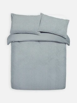 Primark Capas E Conjuntos De Edredão^Conjunto Capa Edredão Pinsonic Chevron Super King
