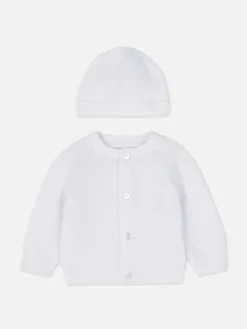 Primark Conjuntos E Visuais|Chapéus E Luvas^Conjunto Casaco Malha/gorro Bebé Prematuro