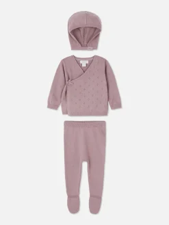 Primark Conjuntos E Visuais^Conjunto Casaco Malha/leggings/boné