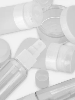 Primark Acessórios De Cuidados Com A Pele|Acessórios De Viagem^Conjunto Frascos Viagem