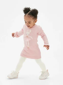 Primark Vestidos E Saias^Conjunto Vestido-camisola/collants Malha Coelhinho