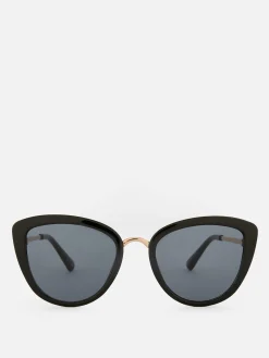 MULHER Primark Óculos De Sol^Óculos Sol Olhos Gato Acabamento Metal