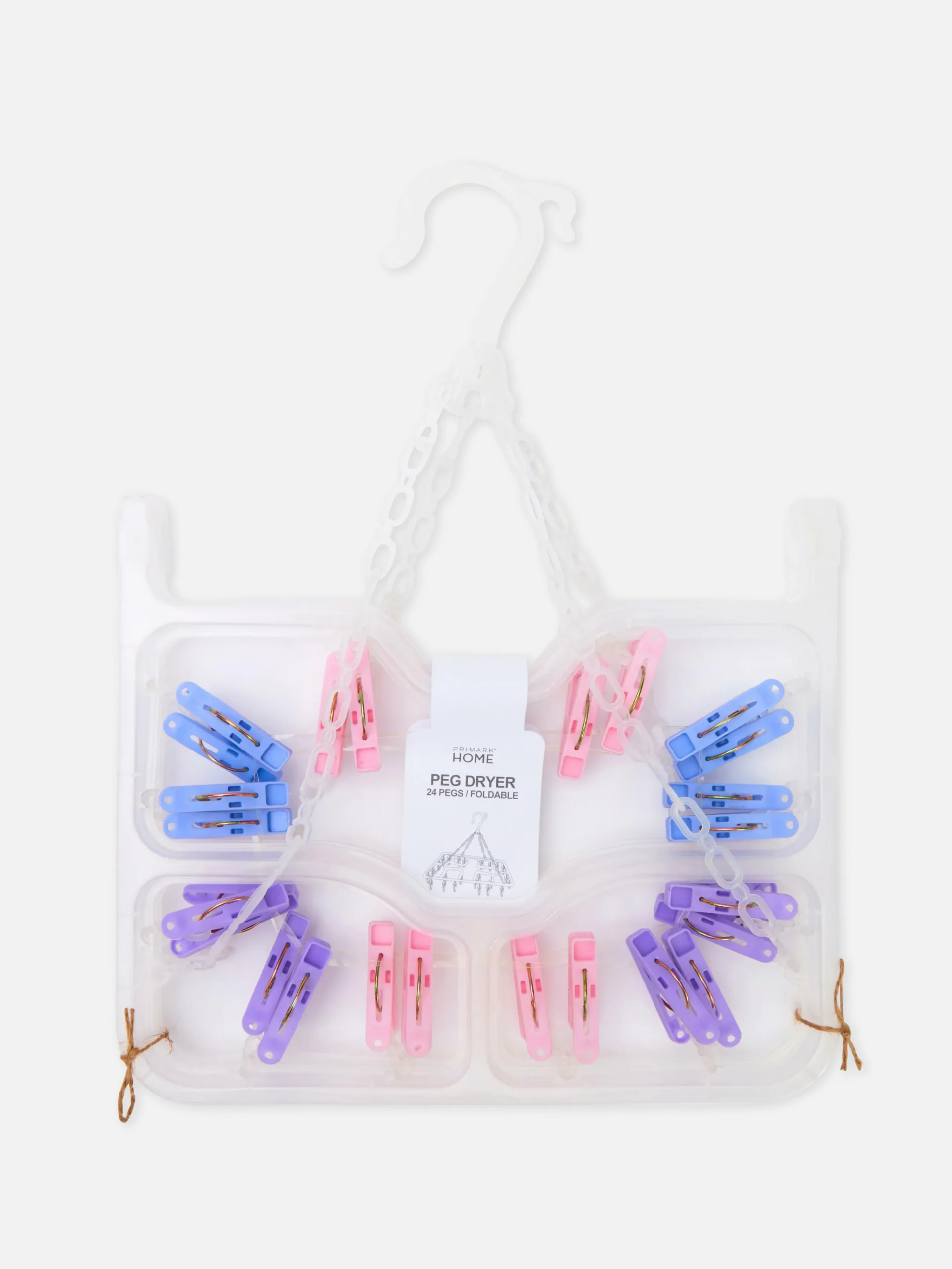 Primark Cabides E Arrumação De Parede^Estendal 24 Molas Dobrável