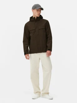 Primark Casacos E Blusões^Gabardine Capuz Fecho Correr Integral