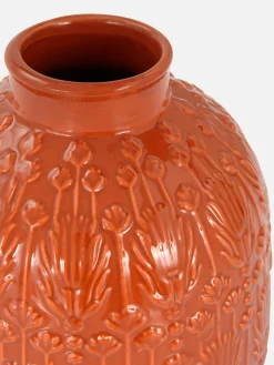 Primark Vasos E Suportes Para Plantas^Jarra Padrão Floral Relevo