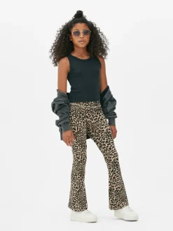 Primark Calças E Leggings^Leggings Boca Sino Leopardo