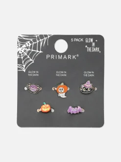 Primark Bijutaria^Pack 5 Anéis Luminescentes Halloween
