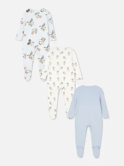 Primark Babygrows E Pijamas^Pack 3 Babygrows Disney Mickey Mouse & Friends